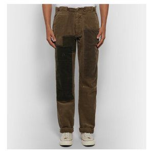Levi's,Levi's Vintage Clothing 1920s Patchwork Cotton-Corduroy Trousers